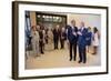 President Barack Obama Talks with Former President George W. Bush, April 25, 2013-null-Framed Photo