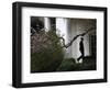 President Barack Obama Walks Down the Colonnade to the Oval Office of the White House-null-Framed Photographic Print