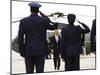 President Barack Obama Walks Towards Air Force One at Andrews Air Force Base-null-Mounted Photographic Print