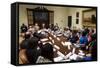 President Barack Obama with Civil Rights Leaders at the White House-null-Framed Stretched Canvas