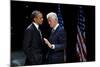 President Barack Obama with Former President Bill Clinton at an Election Year Fundraiser-null-Mounted Photo