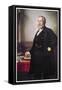 President Benjamin Harrison-American School-Framed Stretched Canvas