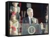 President Bill Clinton Delivers His First Inaugural Address, January 20, 1993-null-Framed Stretched Canvas