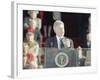 President Bill Clinton Delivers His First Inaugural Address, January 20, 1993-null-Framed Photographic Print