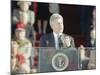 President Bill Clinton Delivers His First Inaugural Address, January 20, 1993-null-Mounted Photographic Print