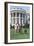 President Bill Clinton, Hillary and Chelsea Clinton, and Buddy the Dog on the South Lawn-null-Framed Premium Photographic Print