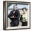 President Bush and First Lady, Laura, Carry Their Dogs-null-Framed Photographic Print