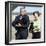 President Bush and First Lady, Laura, Carry Their Dogs-null-Framed Photographic Print