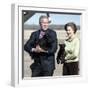 President Bush and First Lady, Laura, Carry Their Dogs-null-Framed Photographic Print