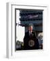 President Bush Declares the End of Major Combat in Iraq as He Speaks Aboard the Aircraft Carrier-null-Framed Premium Photographic Print