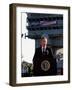 President Bush Declares the End of Major Combat in Iraq as He Speaks Aboard the Aircraft Carrier-null-Framed Photographic Print