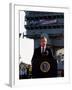 President Bush Declares the End of Major Combat in Iraq as He Speaks Aboard the Aircraft Carrier-null-Framed Photographic Print