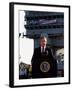 President Bush Declares the End of Major Combat in Iraq as He Speaks Aboard the Aircraft Carrier-null-Framed Photographic Print