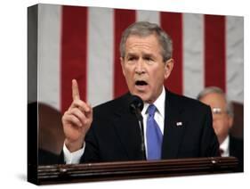 President Bush Delivers His Fifth State of the Union Speech-null-Stretched Canvas