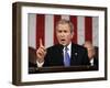 President Bush Delivers His Fifth State of the Union Speech-null-Framed Premium Photographic Print