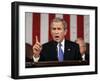 President Bush Delivers His Fifth State of the Union Speech-null-Framed Premium Photographic Print