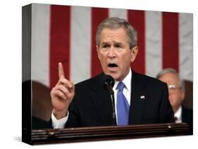 President Bush Delivers His Fifth State of the Union Speech-null-Stretched Canvas