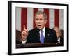 President Bush Delivers His Fifth State of the Union Speech-null-Framed Photographic Print