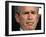 President Bush Listens to a Question About His Declassifying an Intelligence Report-null-Framed Photographic Print