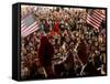 President Bush Receives Cheers as He is Introduced at a Campaign Rally at Post-Gazette Pavilion-null-Framed Stretched Canvas