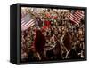 President Bush Receives Cheers as He is Introduced at a Campaign Rally at Post-Gazette Pavilion-null-Framed Stretched Canvas