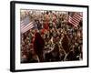 President Bush Receives Cheers as He is Introduced at a Campaign Rally at Post-Gazette Pavilion-null-Framed Photographic Print