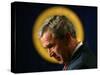 President Bush Speaks About Columbus Day at the Eisenhower Executive Office Building-null-Stretched Canvas