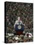 President Bush Speaks to Marines During a Visit to Camp Pendleton Base in San Diego-null-Stretched Canvas