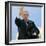 President Bush Steps Down from Air Force One-null-Framed Photographic Print