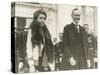 President Calvin and First Lady Grace Coolidge at the 1928 White House New Year's Reception-null-Stretched Canvas