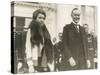 President Calvin and First Lady Grace Coolidge at the 1928 White House New Year's Reception-null-Stretched Canvas
