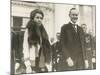 President Calvin and First Lady Grace Coolidge at the 1928 White House New Year's Reception-null-Mounted Photo