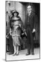 President Calvin Coolidge and First Lady Grace Coolidge Attending Easter Services. April 17, 1927-null-Mounted Premium Photographic Print