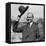 President Calvin Coolidge Waves a Hat Presented to Him by Smoki People of Prescott, Arizona-null-Framed Stretched Canvas