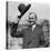 President Calvin Coolidge Waves a Hat Presented to Him by Smoki People of Prescott, Arizona-null-Stretched Canvas