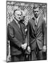 President Calvin Coolidge with Medal of Honor Recipient, Charles Lindbergh-null-Mounted Photo