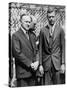 President Calvin Coolidge with Medal of Honor Recipient, Charles Lindbergh-null-Stretched Canvas