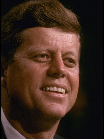 'President Candidate John F. Kennedy Attending the Democratic National