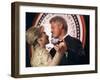 President Clinton Dances with His Wife Hillary at the Veterans Ball Monday-null-Framed Photographic Print