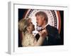 President Clinton Dances with His Wife Hillary at the Veterans Ball Monday-null-Framed Photographic Print