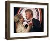 President Clinton Dances with His Wife Hillary at the Veterans Ball Monday-null-Framed Photographic Print