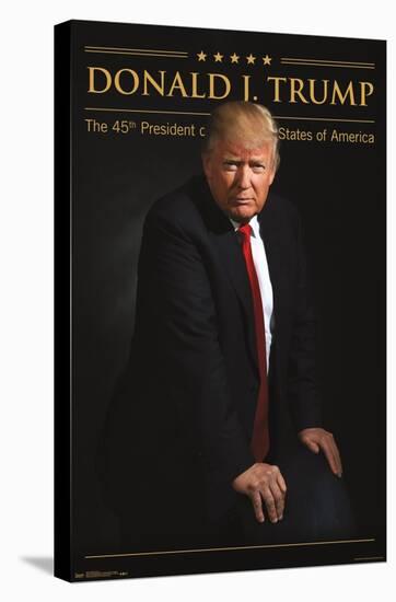 President Donald Trump-Trends International-Stretched Canvas