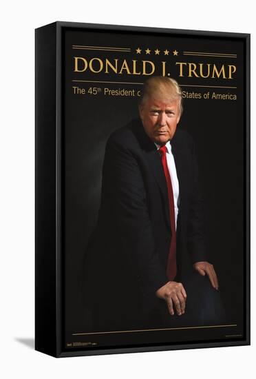 President Donald Trump-Trends International-Framed Stretched Canvas