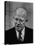 President Dwight D. Eisenhower Answering Questions at a Press Conference-null-Stretched Canvas