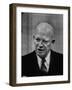 President Dwight D. Eisenhower Answering Questions at a Press Conference-null-Framed Premium Photographic Print