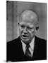 President Dwight D. Eisenhower Answering Questions at a Press Conference-null-Mounted Photographic Print