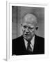 President Dwight D. Eisenhower Answering Questions at a Press Conference-null-Framed Photographic Print