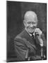 President Dwight D. Eisenhower at Press Conference-null-Mounted Photographic Print