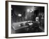 President Dwight D. Eisenhower Presenting His Farewell Address to the Nation-Ed Clark-Framed Photographic Print