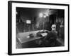 President Dwight D. Eisenhower Presenting His Farewell Address to the Nation-Ed Clark-Framed Photographic Print